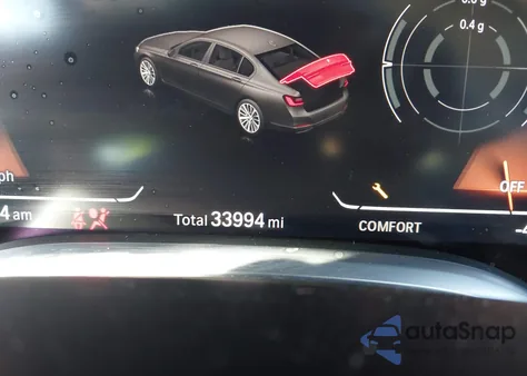 2021 BMW 750I xDrive from USA, damaged, VIN WBA7U2C08MCF73551